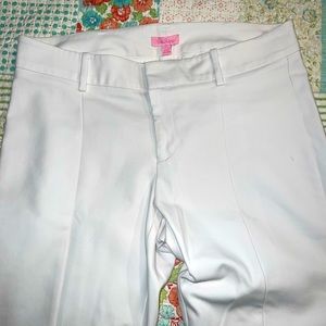 Lilly Pulitzer white Chantal dinner pant size 12